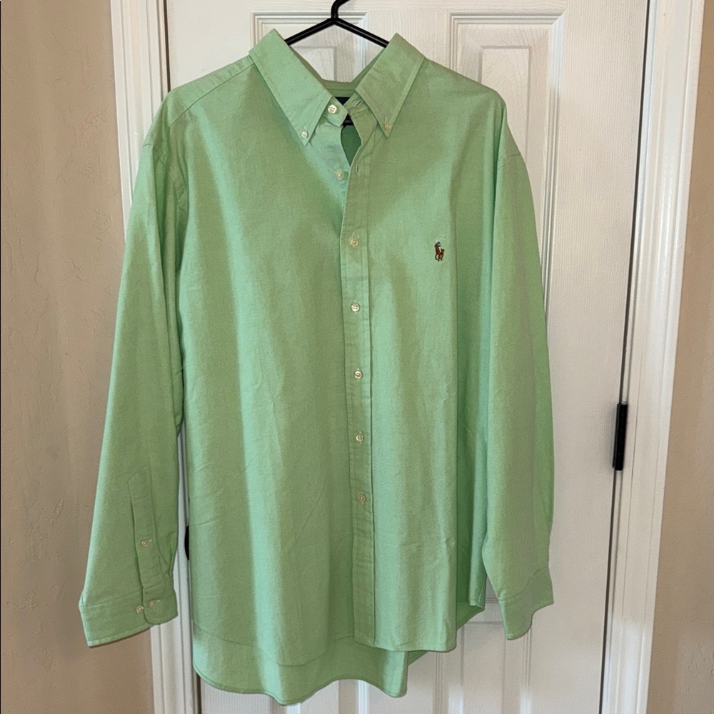 Ralph Lauren Men's Light Green Casual Shirt